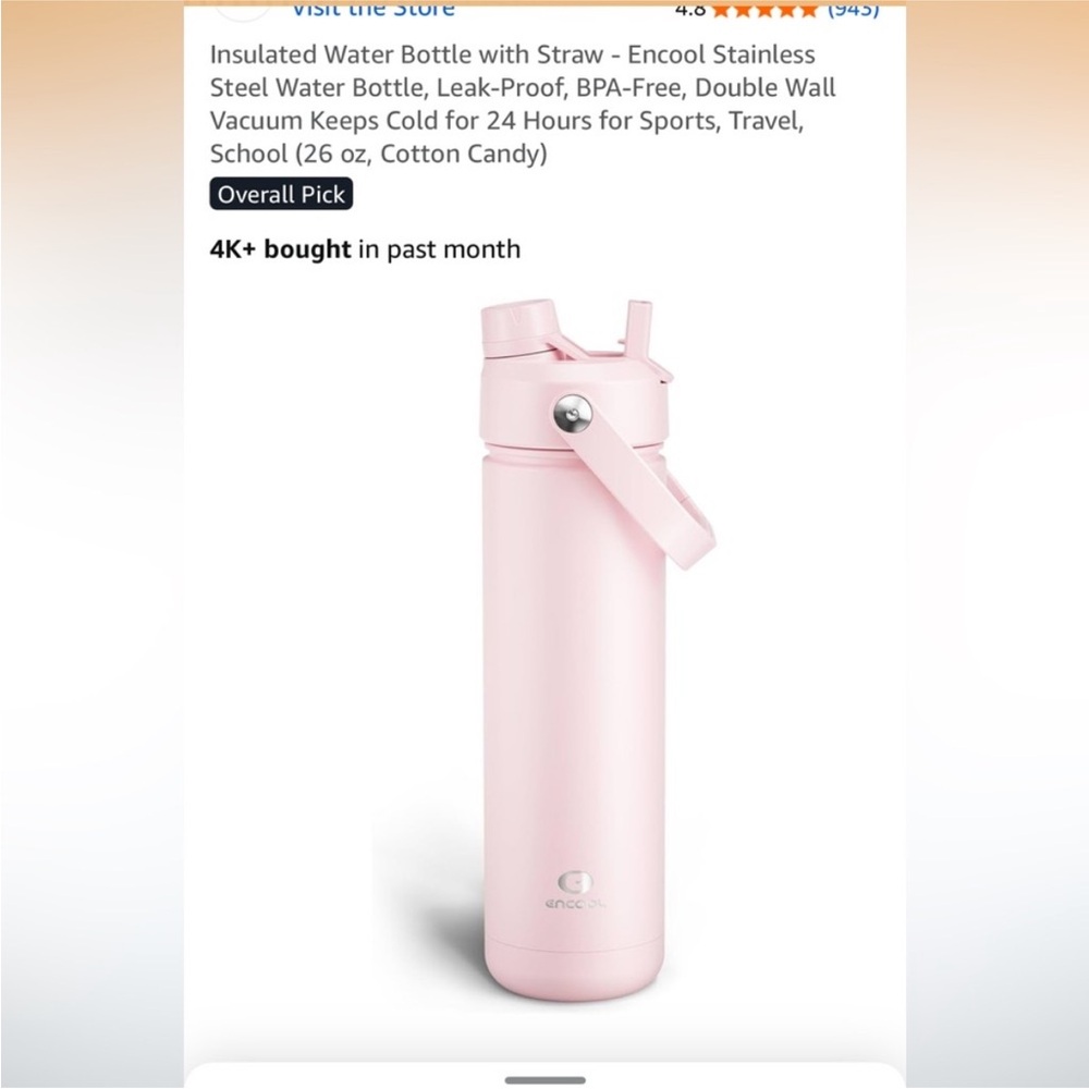 Encool water tumbler